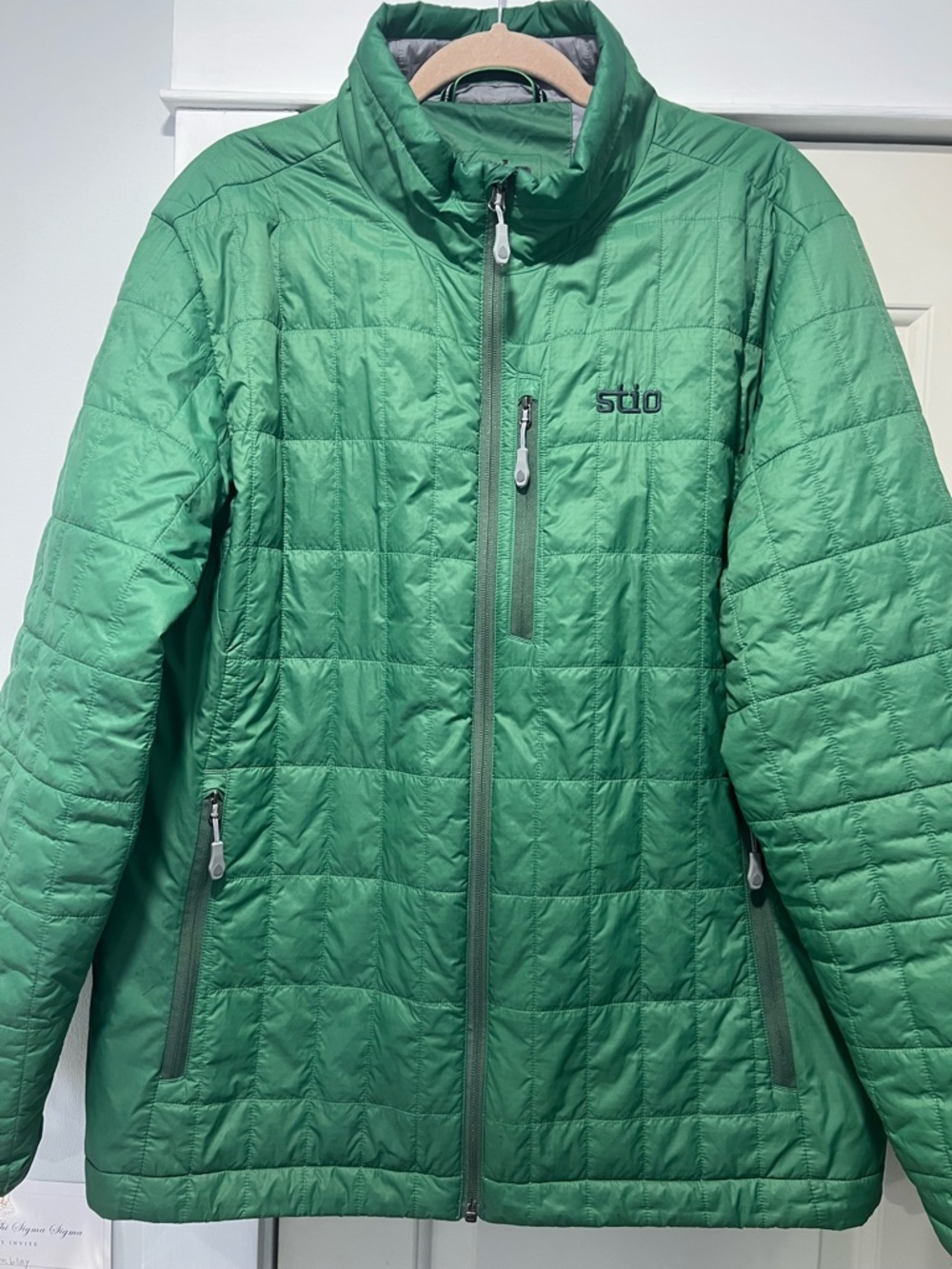 Stio Men's Green Quilted Insulated Ski Jacket